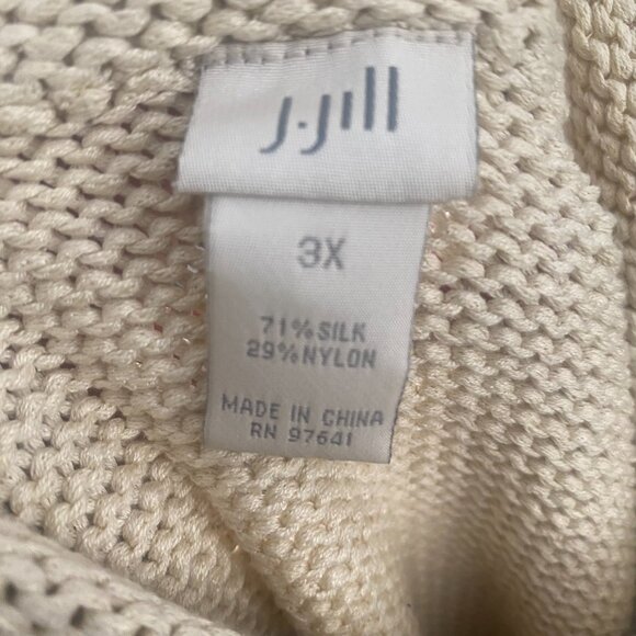 J.Jill Silk Sleeveless Sweater 3X - Picture 12 of 12